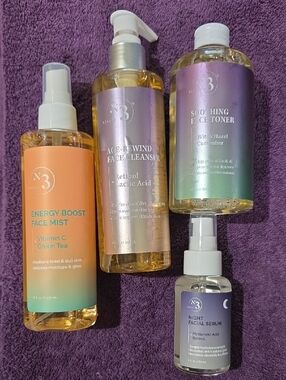 N3 Beauty Facial Skincare Set - 4 Item Bundle